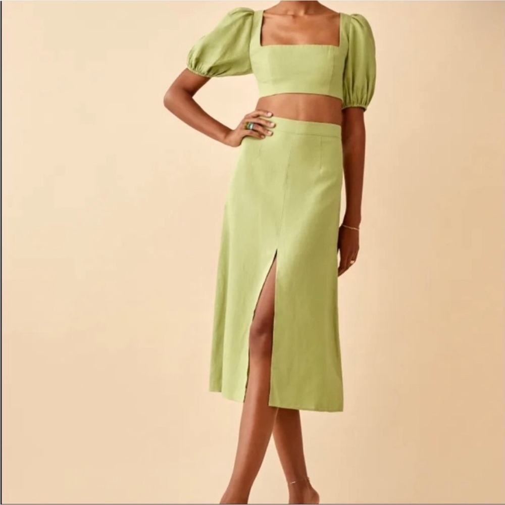 Reformation Jonas linen two piece set